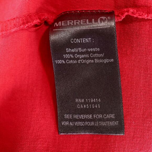 Merrell T-shirt Mens Small Red Organic Cotton Graphic Print Buffalo Rush Hour - Picture 8 of 10